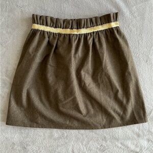 𝅺💜3/$15 LAMANTINE elastic waistband wool blend girl’s mini Skirts size 14